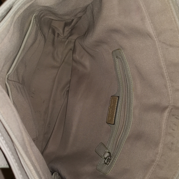 Genuine Leather Tote bag Pebble gray - Picture 3 of 4